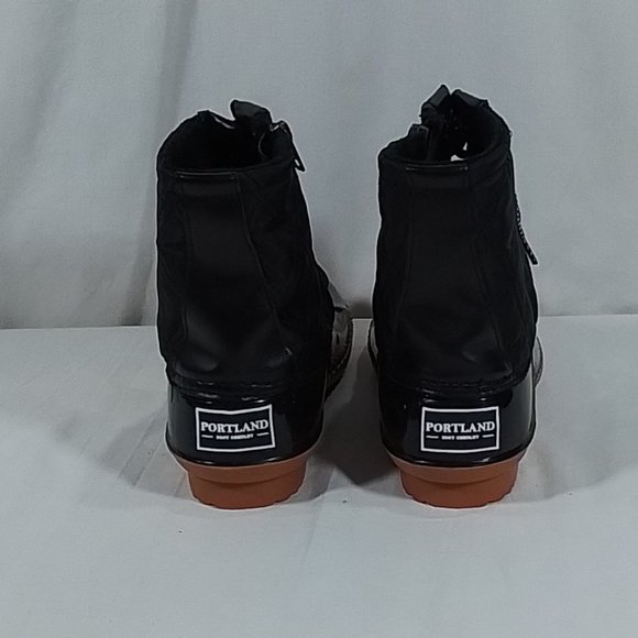 Women's Portland Boot Co. Quilted Duck Boot - Black - 8 - NIB - Picture 5 of 7